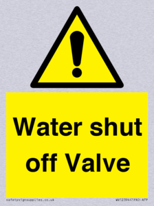 Water shut off Valve